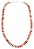 Sterling Silver And Oyster Shell Bead Necklace RX114820
